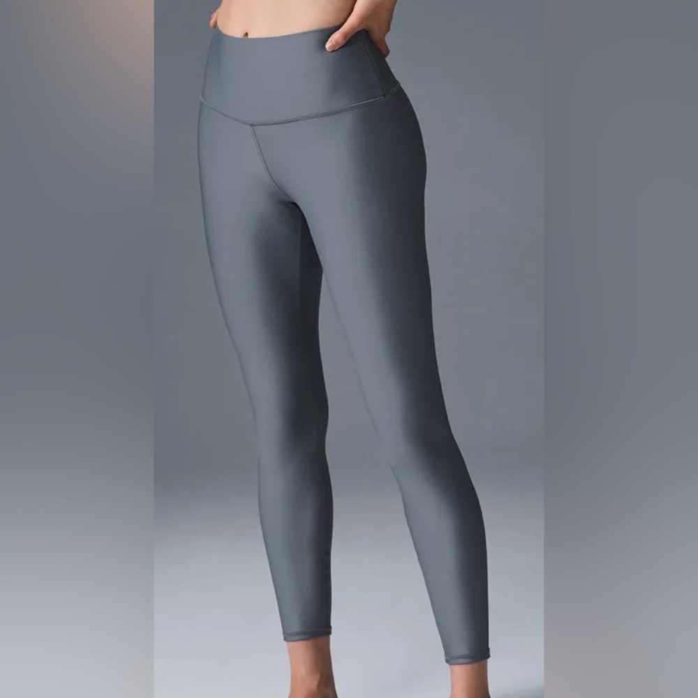 ALO Yoga Gray metallic Leggings